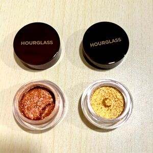 NEW Hourglass SCATTERED LIGHT™ GLITTER EYESHADOW Combo Foil Gold & Blaze Copper